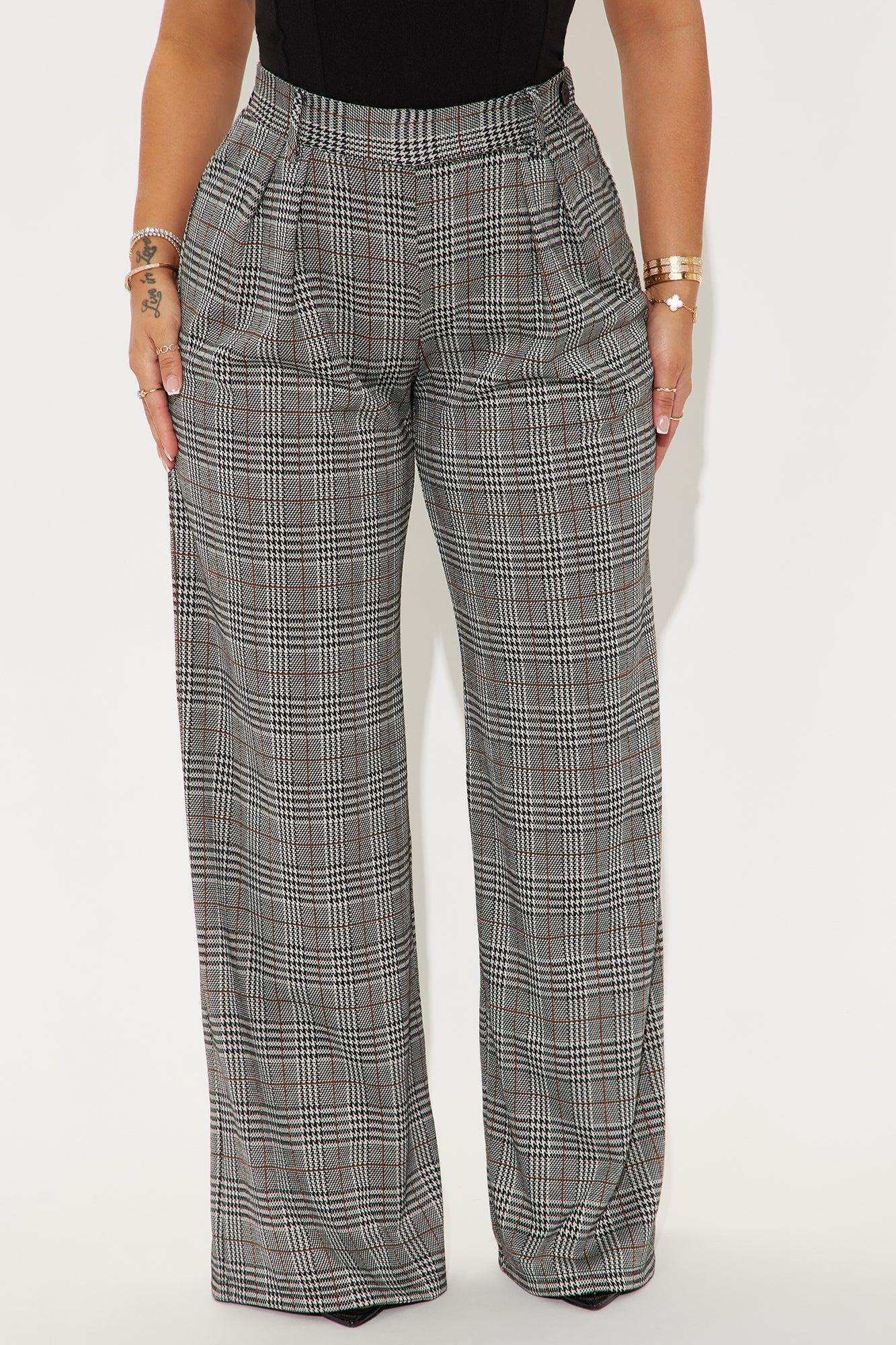 Trieste Houndstooth Trouser - Black/White Product Image