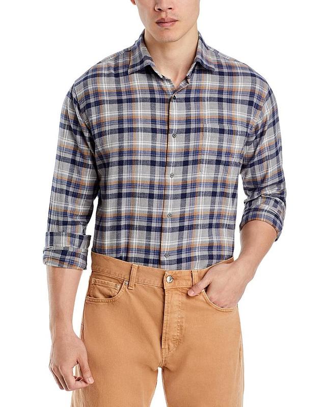 Peter Millar Iron Way Plaid Button-Up Shirt Product Image