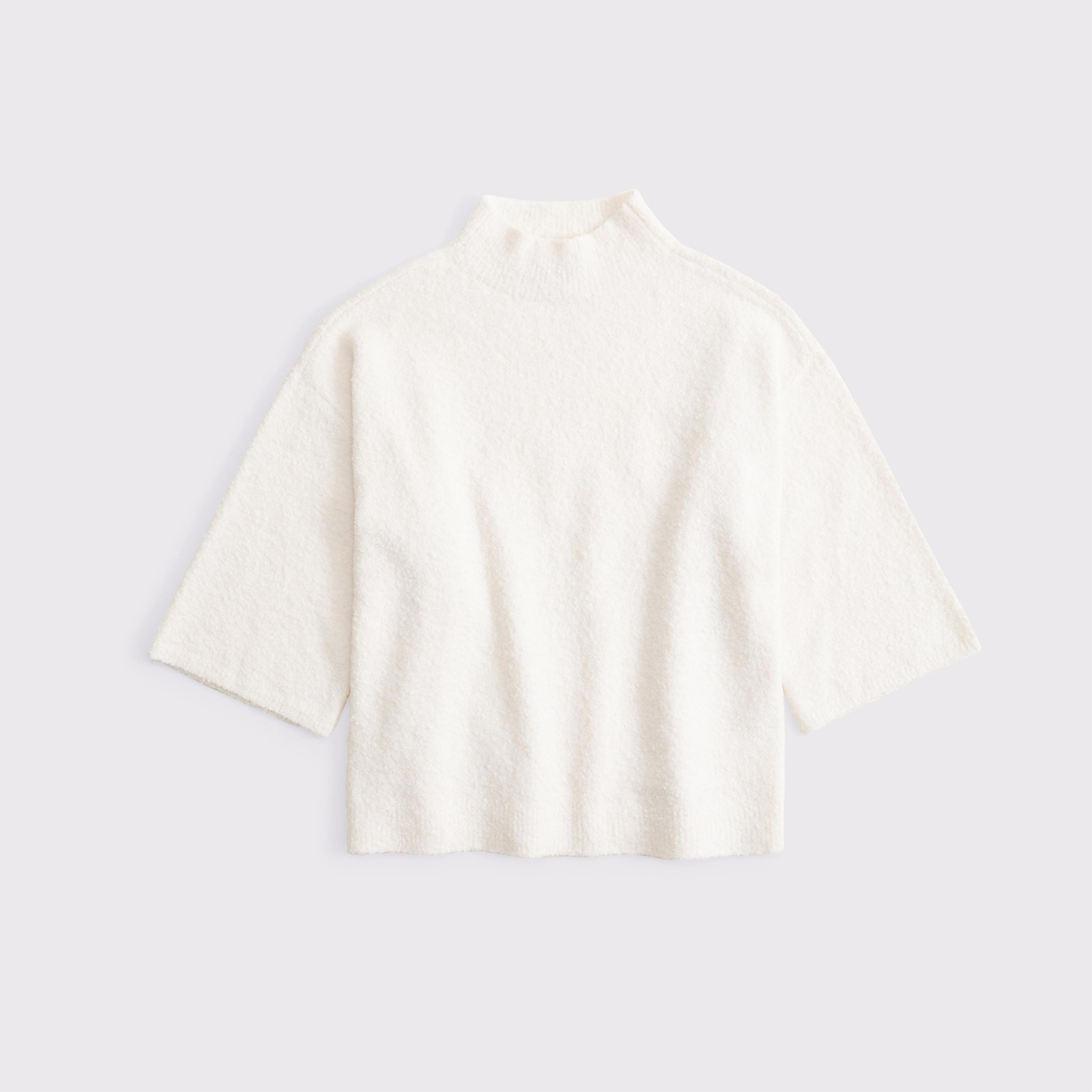 Boucle Mockneck Sweater Tee Product Image