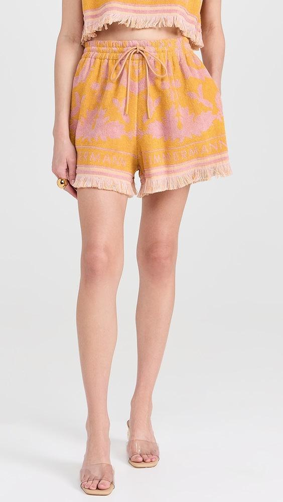 Zimmermann Wylie Toweling Shorts | Shopbop Product Image