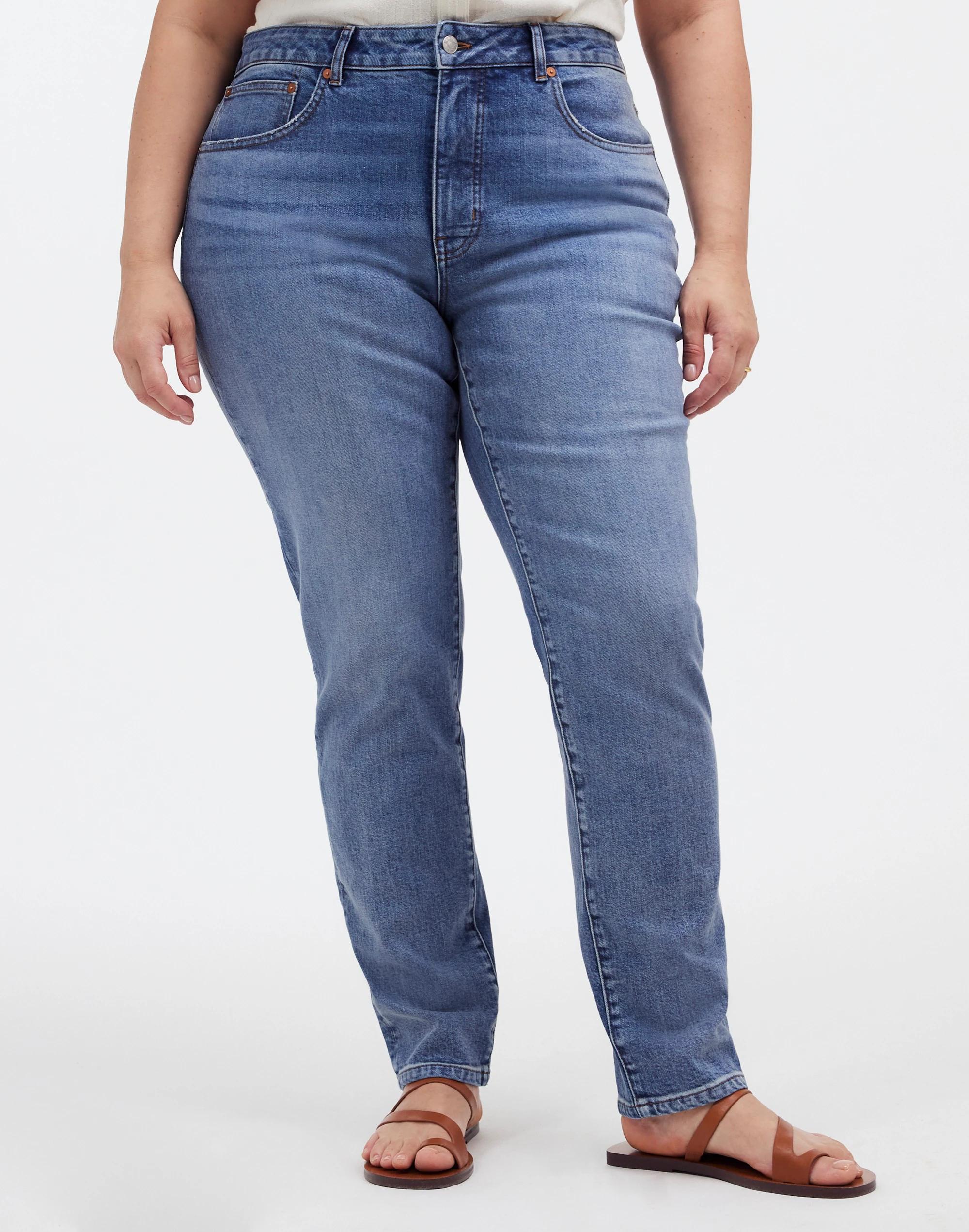 The Plus Perfect Vintage Crop Jean in Barnfield Wash Product Image