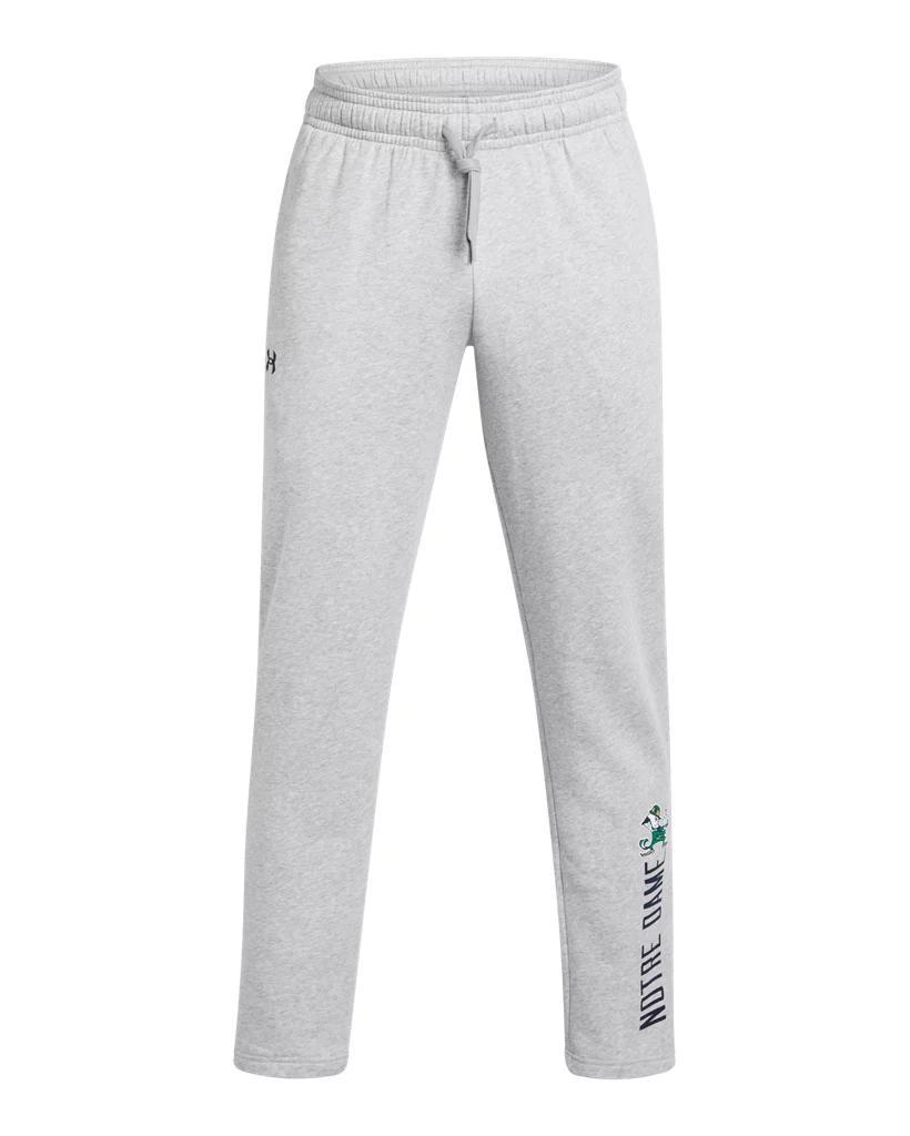 Men's UA Rival Fleece Collegiate Open Bottom Pants Product Image