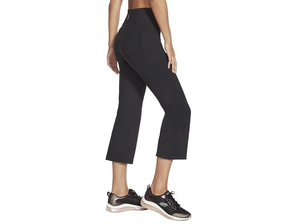 SKECHERS GO WALK High Waisted Crop Pants Women's Casual Pants Product Image