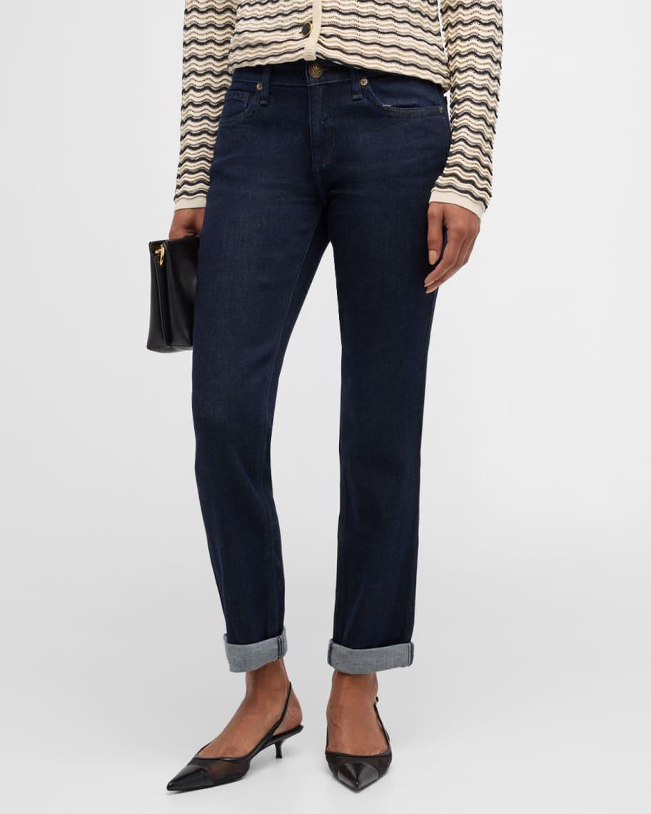 Dre Low-Rise Slim Boyfriend Jeans Product Image