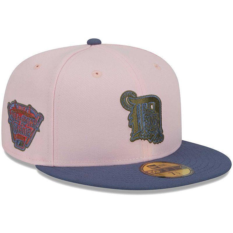 Mens New Era /Blue Detroit Tigers Olive Undervisor 59FIFTY Fitted Hat Product Image