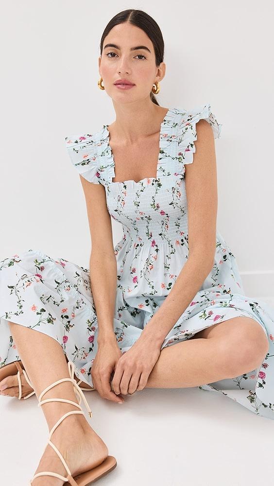 Hill House Home The Ellie Nap Dress in Pond Floral | Shopbop Product Image