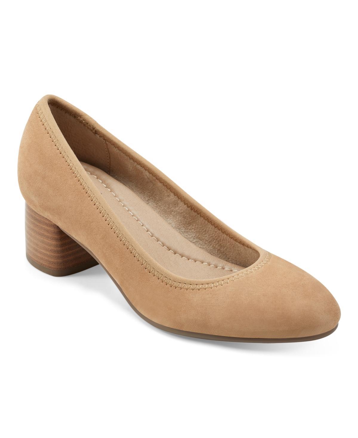 Earth Womens Rellia Slip-on Almond Toe Dress Ballet Pumps Product Image