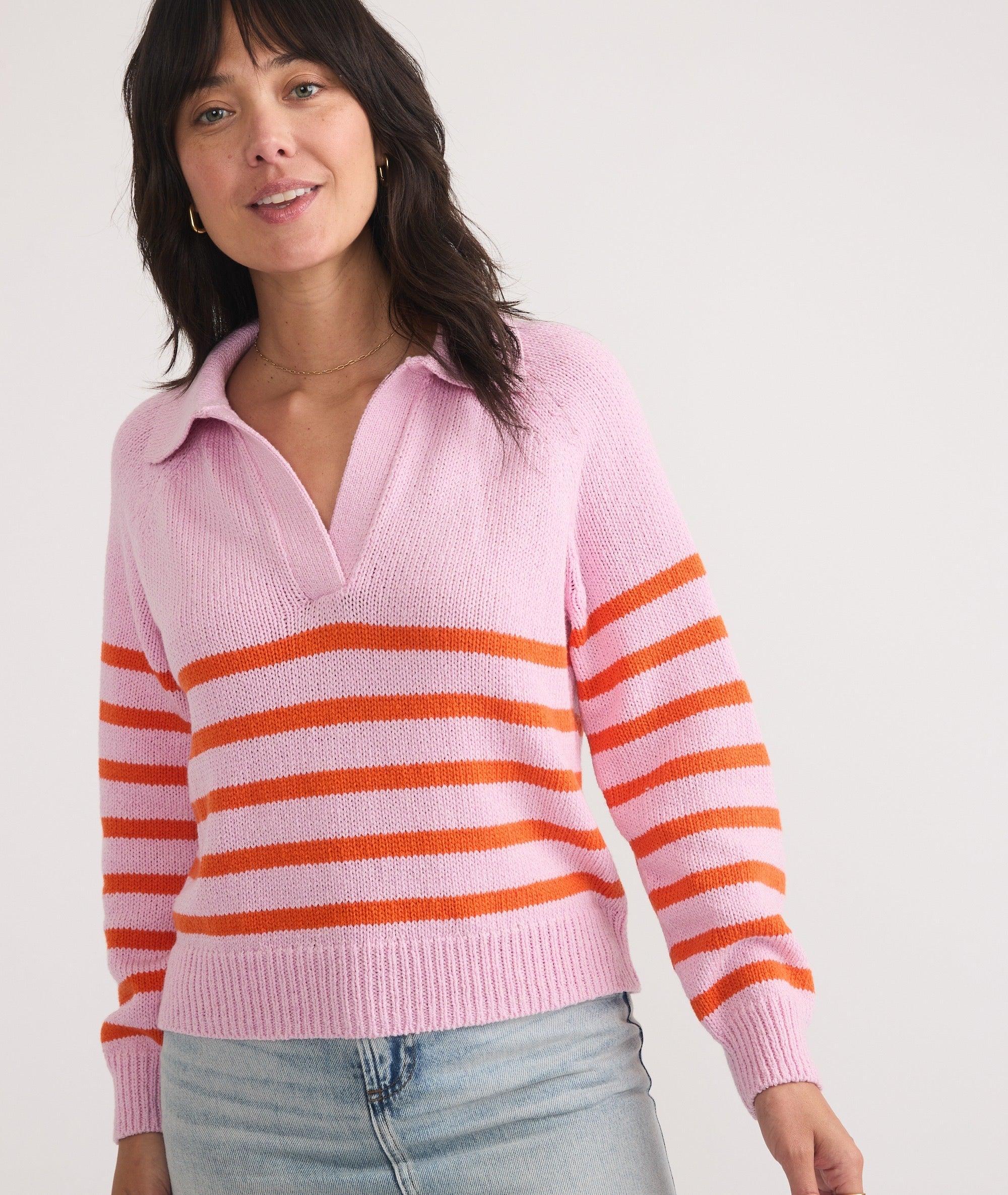 Claire Relaxed Sweater Polo Product Image