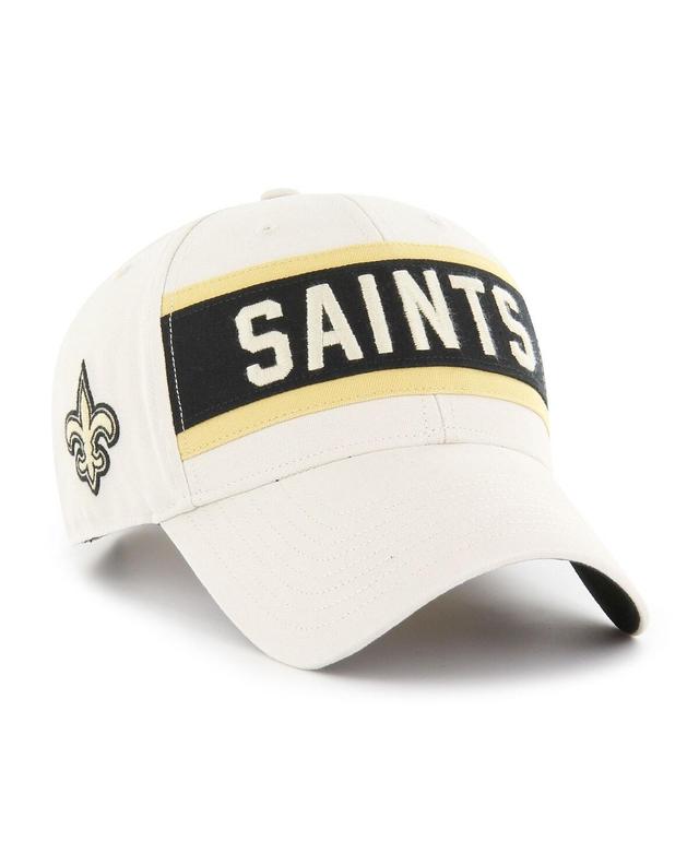 Mens 47 Cream New Orleans Saints Crossroad Mvp Adjustable Hat Product Image