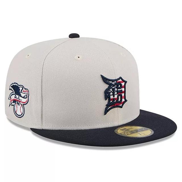 Mens New Era /Navy Washington Wizards Throwback 2Tone 59FIFTY Fitted Hat Product Image