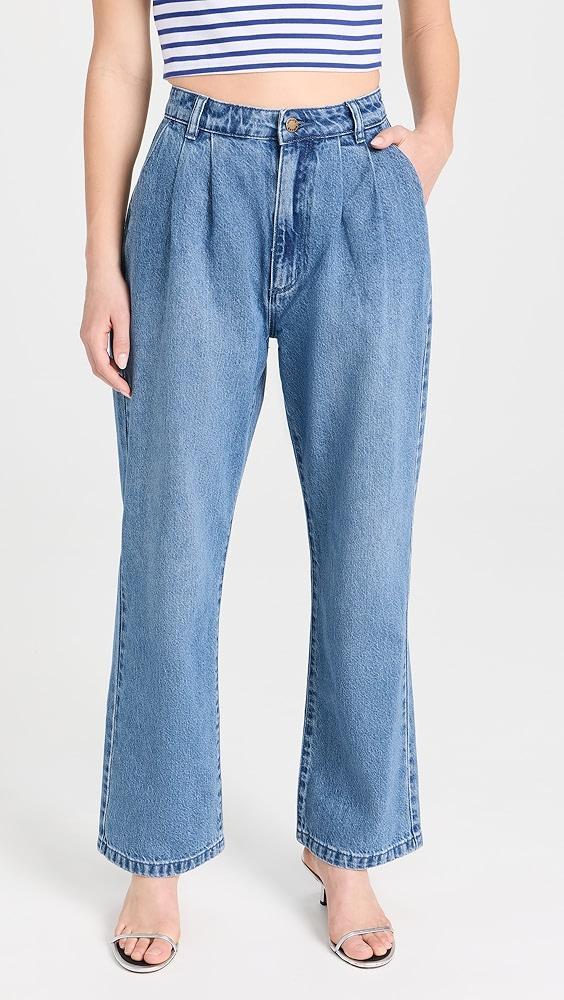 Rolla's Chloe Pleat Jeans | Shopbop product image