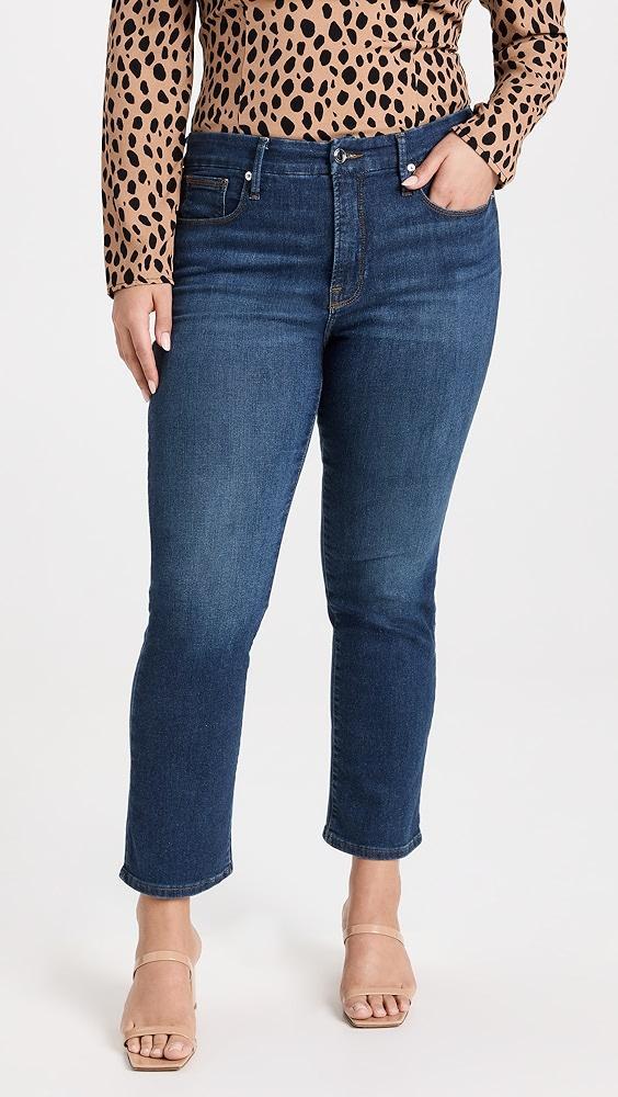 Good American Good Legs Straight Jeans | Shopbop Product Image