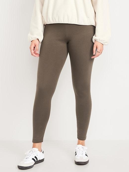 High-Waisted Fleece-Lined Leggings Product Image