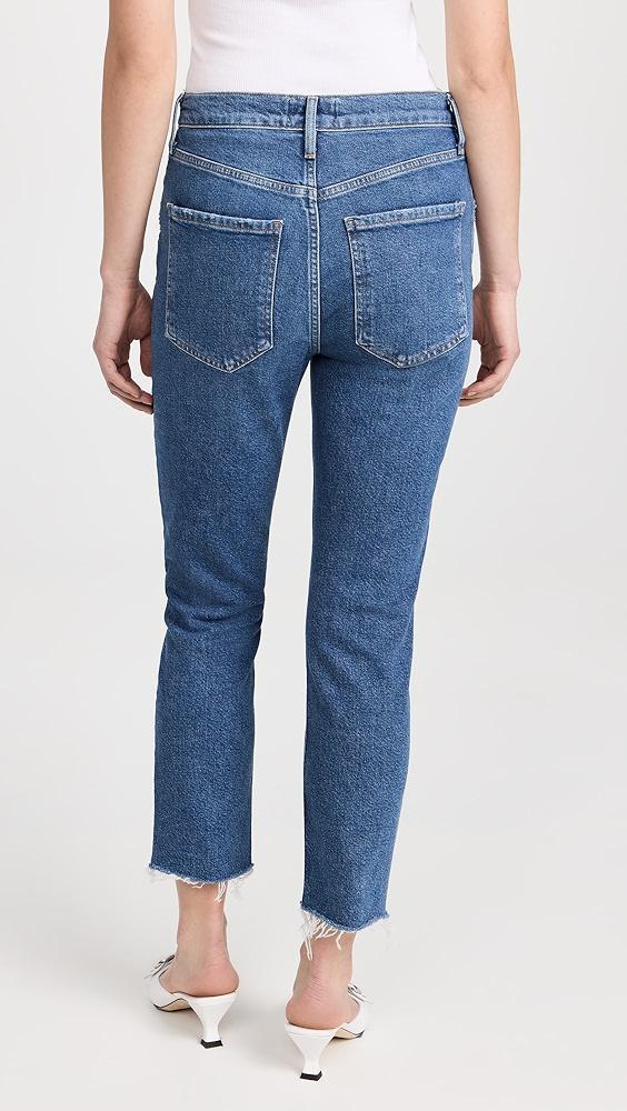 AGOLDE Riley High Rise Straight Crop Jeans | Shopbop Product Image