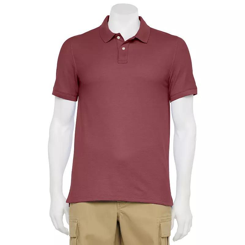 Mens Adaptive Sonoma Goods For Life Easy Dressing Pique Polo Product Image