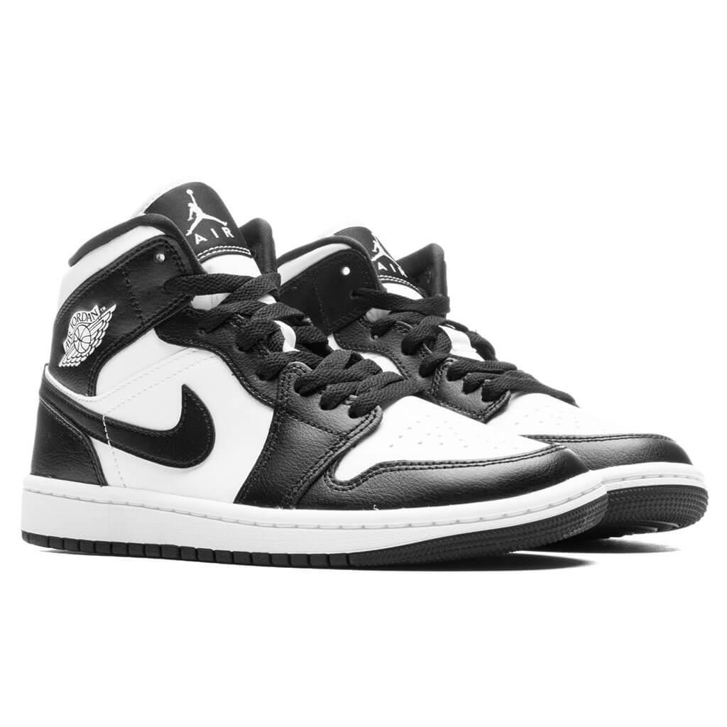 Air Jordan 1 Mid Women's - White/Black/White Female Product Image