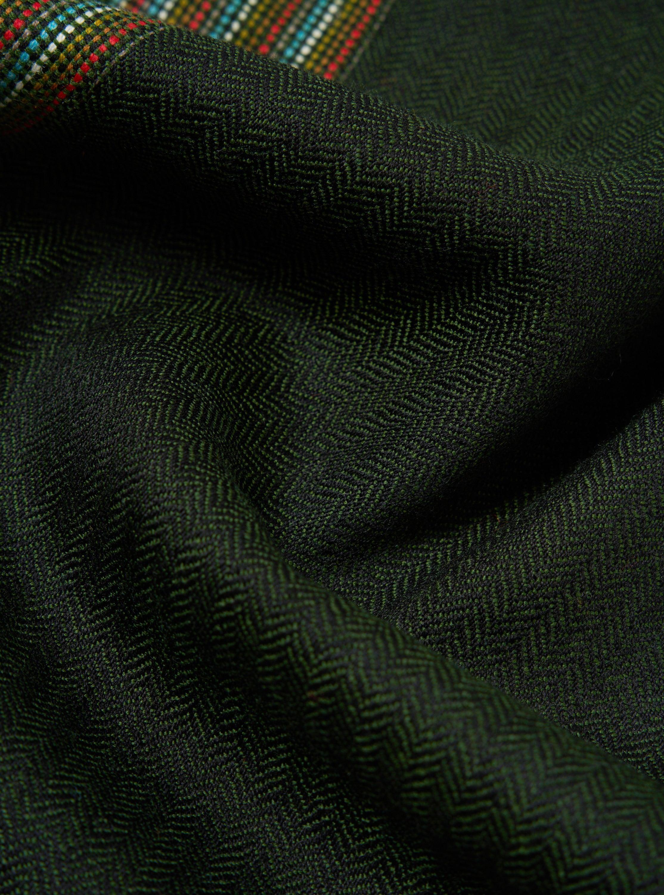 Universal Works Wool Scarf in Forest Merino Wool Product Image