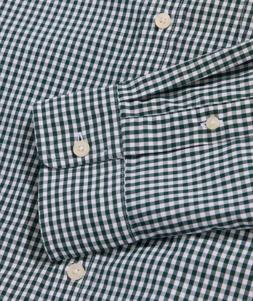 Stretch Poplin Gingham Shirt Product Image