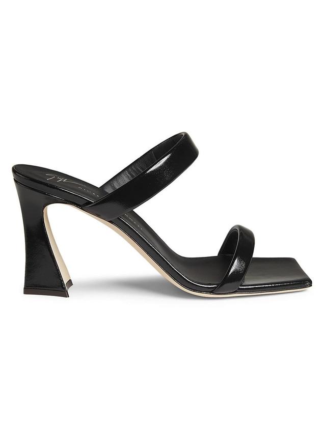 Giuseppe Zanotti Womens Vanilla High Heel Slide Sandals Product Image