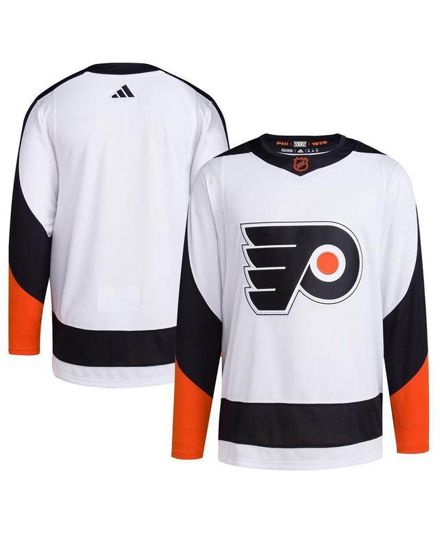 Mens adidas White Philadelphia Flyers Reverse Retro 2.0 Authentic Blank Jersey Product Image