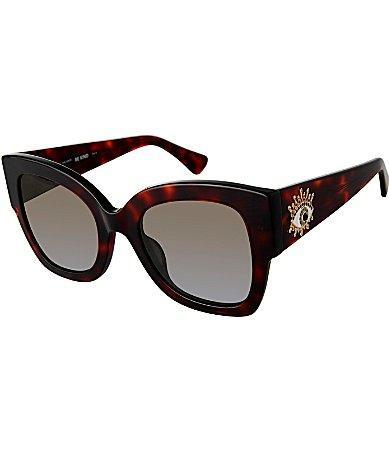 Kurt Geiger London Womens KGL1012 Eye Square 51mm Havana Butterfly Sunglasses Product Image