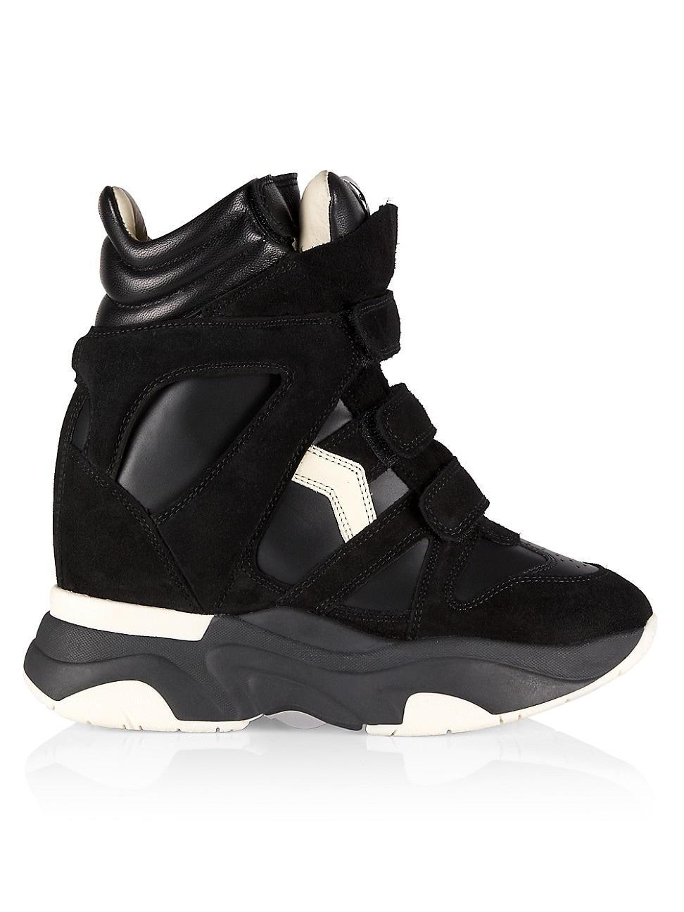 Isabel Marant Balskee Hidden Wedge High Top Sneaker Product Image