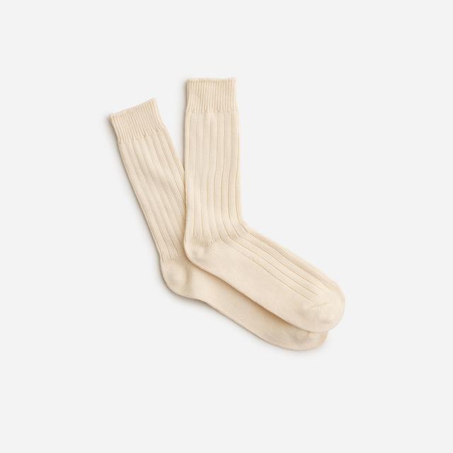 Ribbed cotton-blend socks Product Image