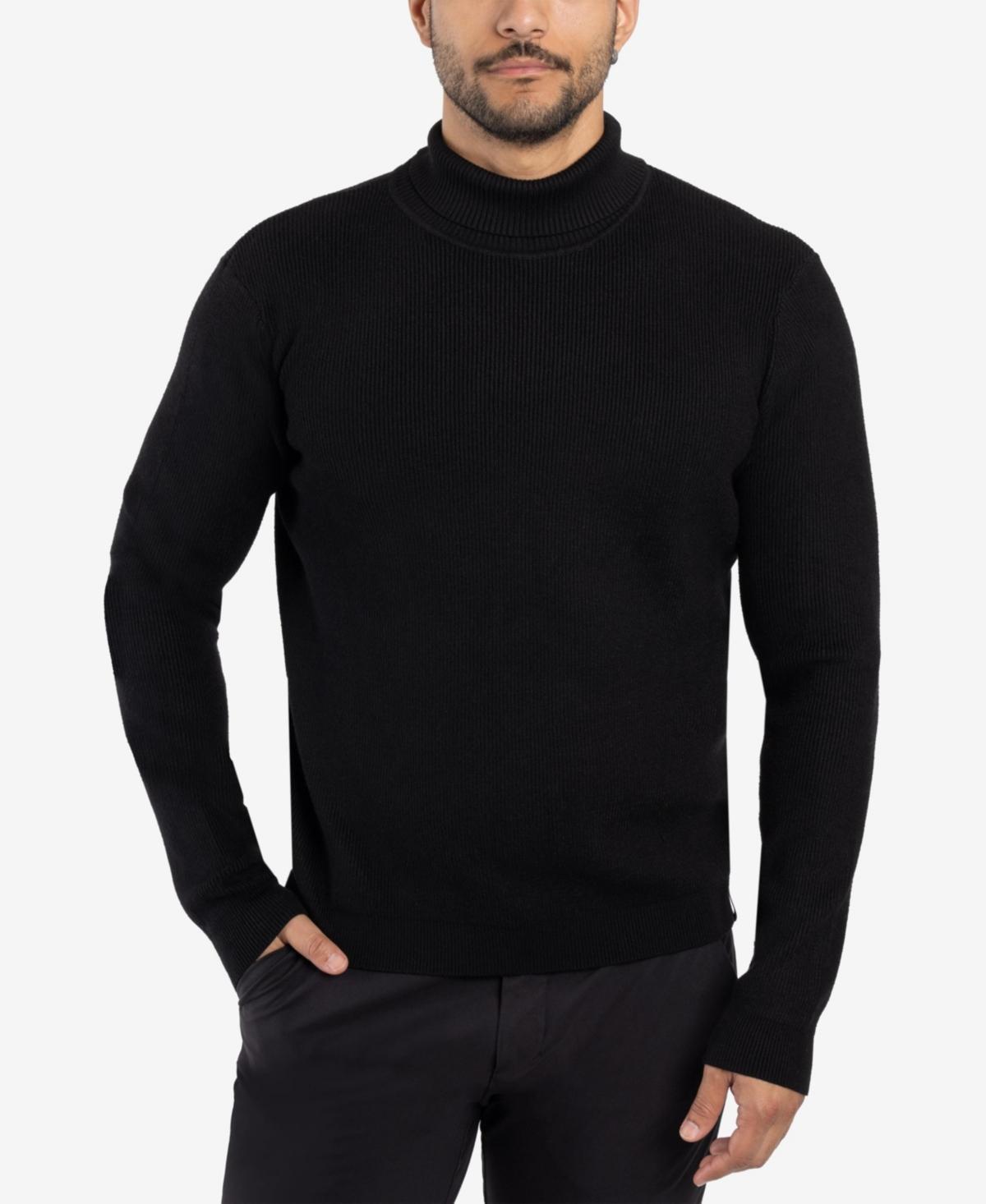 Spring + Mercer Mens Ribbed Turtle Neck Sweater Product Image