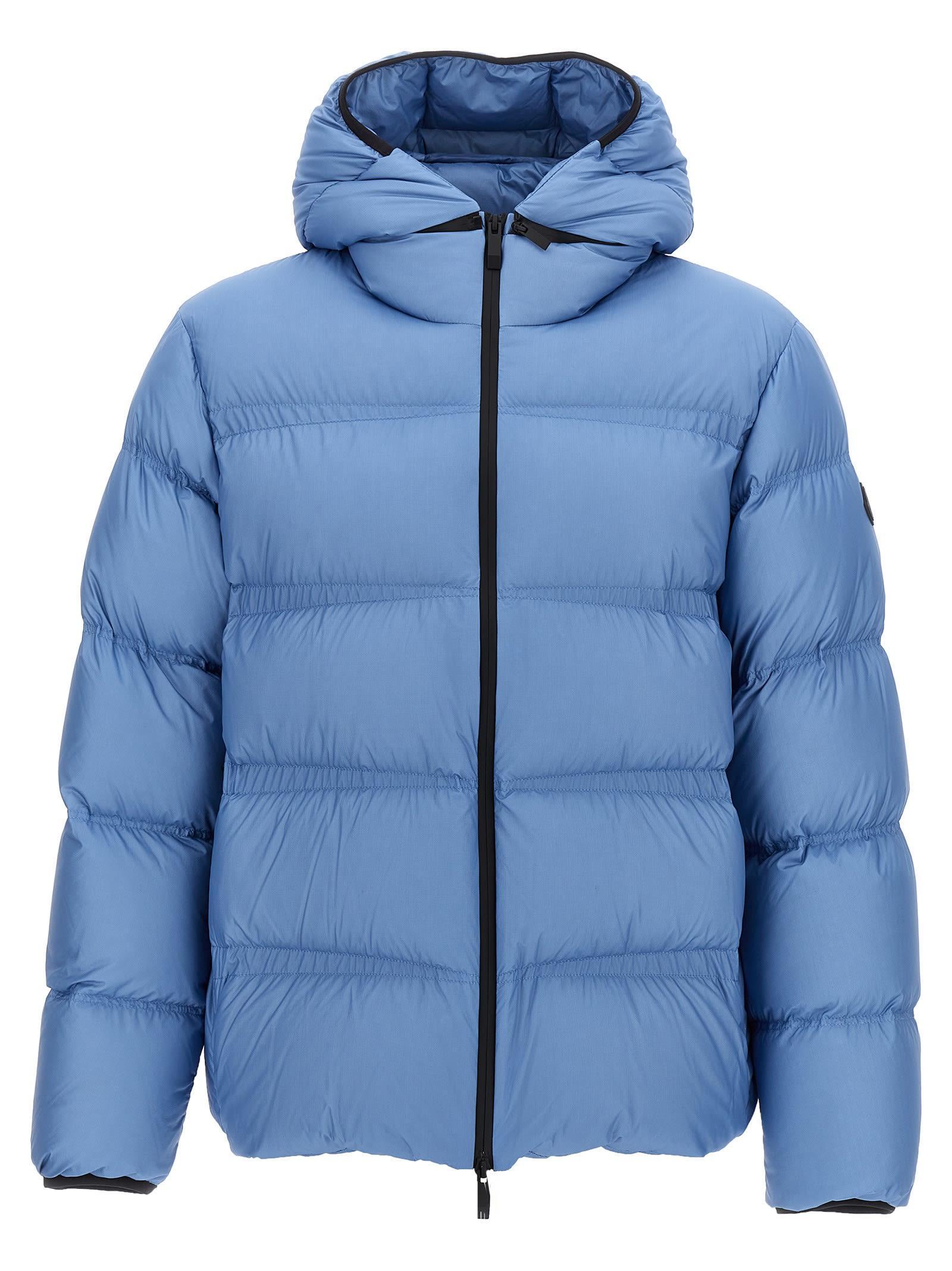 MONCLER Down Jacket In Blue Product Image