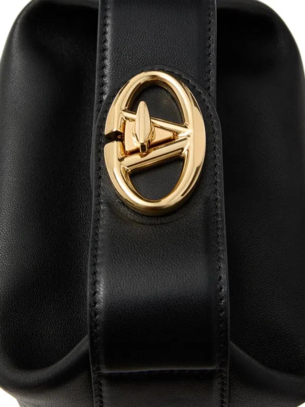 Vlogo The Bold Edition Leather Mini Bag In 黑色 Product Image