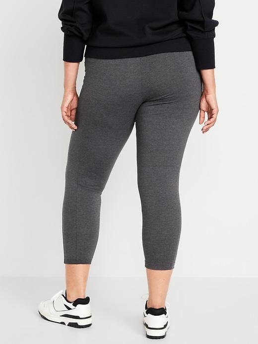 High-Waisted Side Pocket 7/8 Leggings Product Image