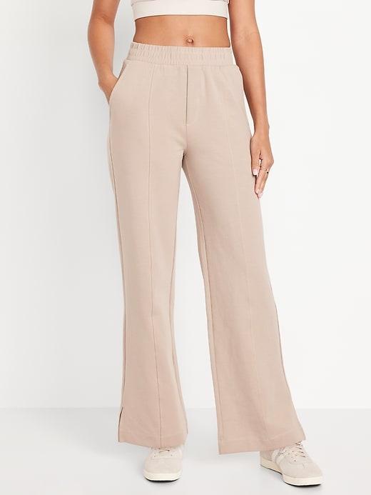 High-Waisted Dynamic Fleece Trouser Pants Product Image