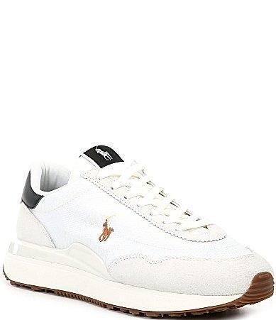 Polo Ralph Lauren Mens Train 89 Lace-Up Sneakers - DECKWASH WHITE Product Image