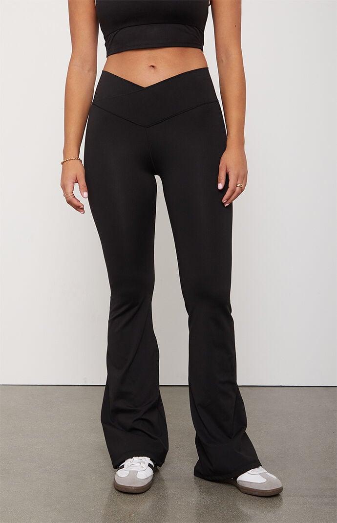 PAC 1980 Women's PAC WHISPER Active Crossover Flare Yoga Pants Product Image