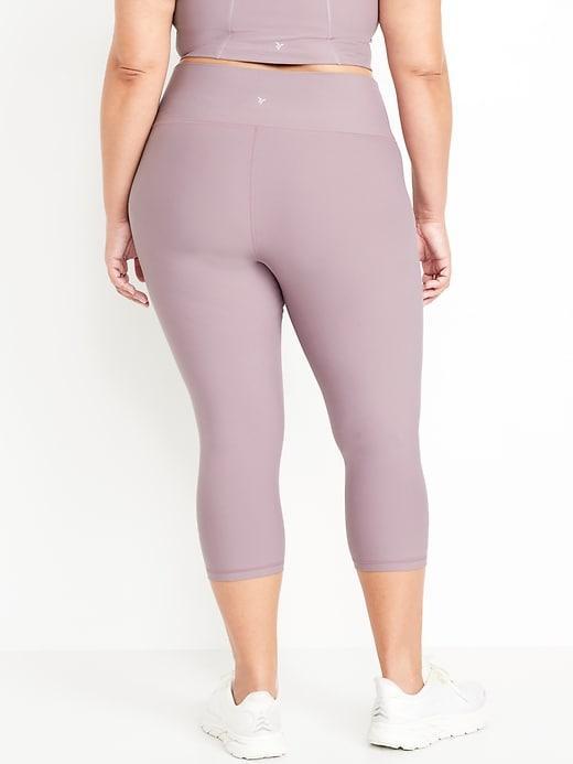 High-Waisted PowerSoft Crop Leggings Product Image