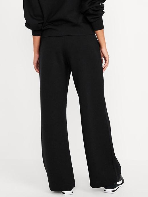 High-Waisted Bounce Fleece Wide-Leg Pants Product Image