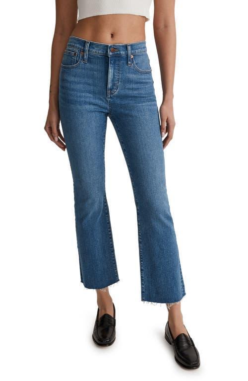 Madewell Cali Demi Jeans with Raw Hem in Cherryville Wash (Cherryville Wash) Women's Jeans Product Image