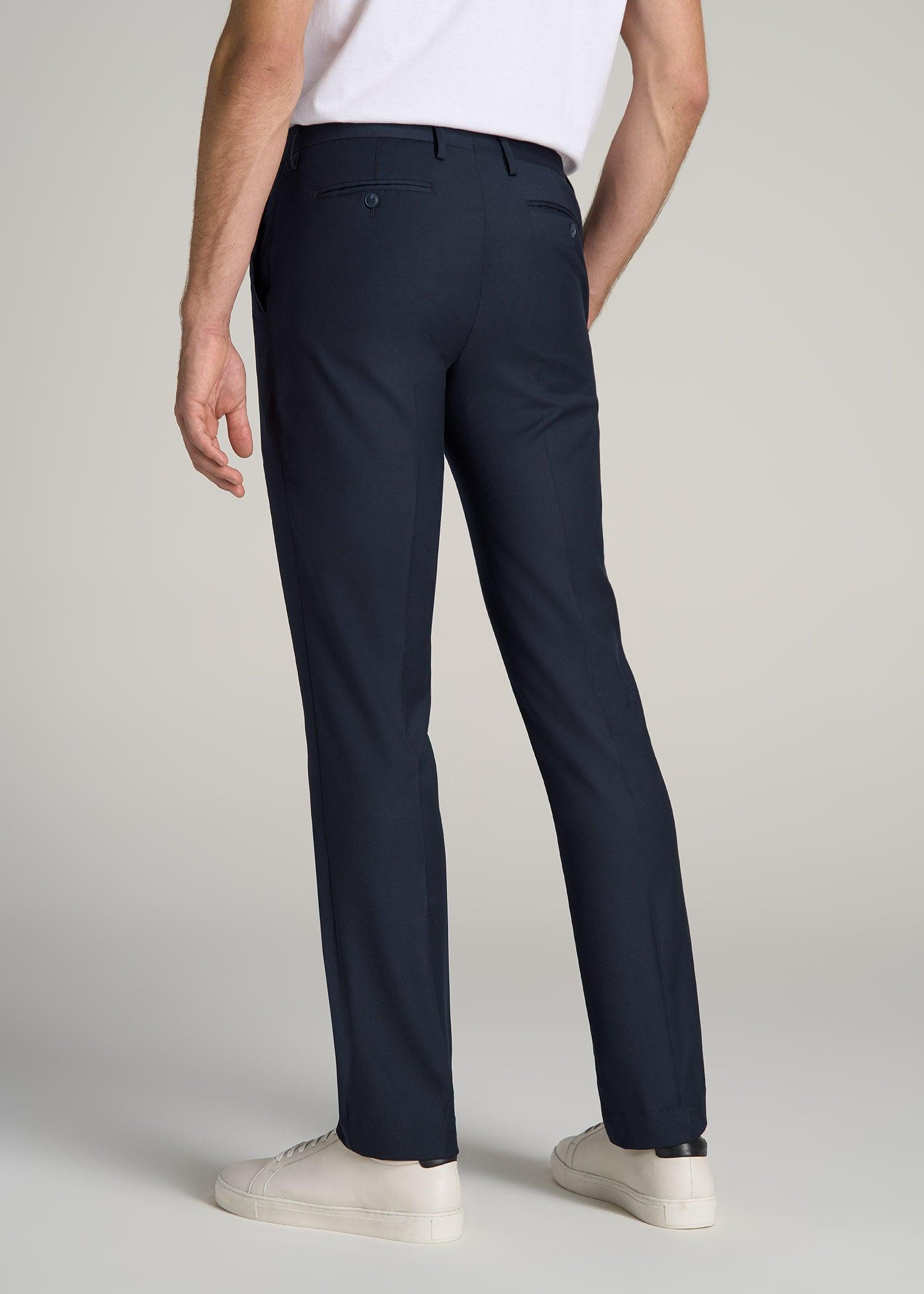 Suit Trousers for Tall Men in True Navy Male Product Image