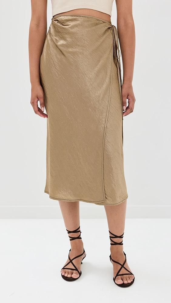 Acne Studios Fluid Wrap Skirt | Shopbop Product Image