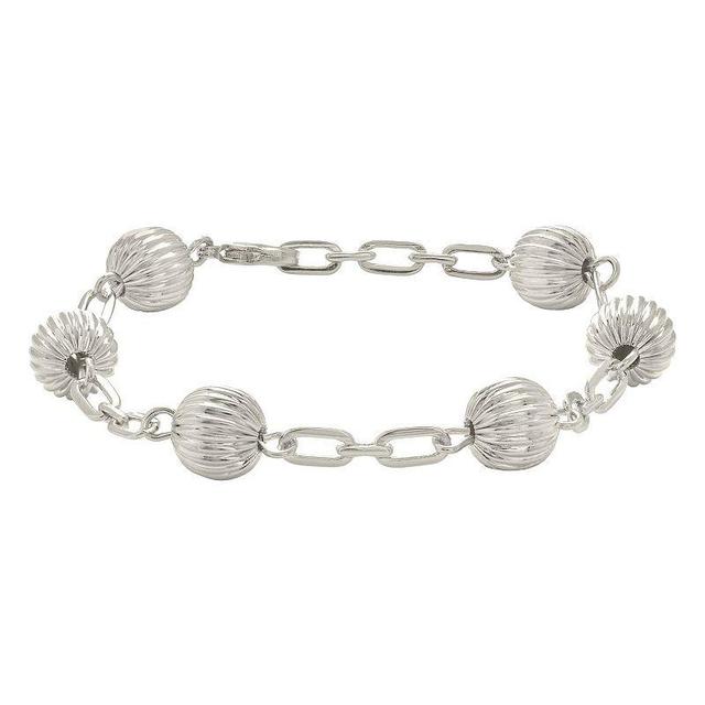 MC Collective Raffaella Chain Bracelet, Womens Silver Tone Product Image