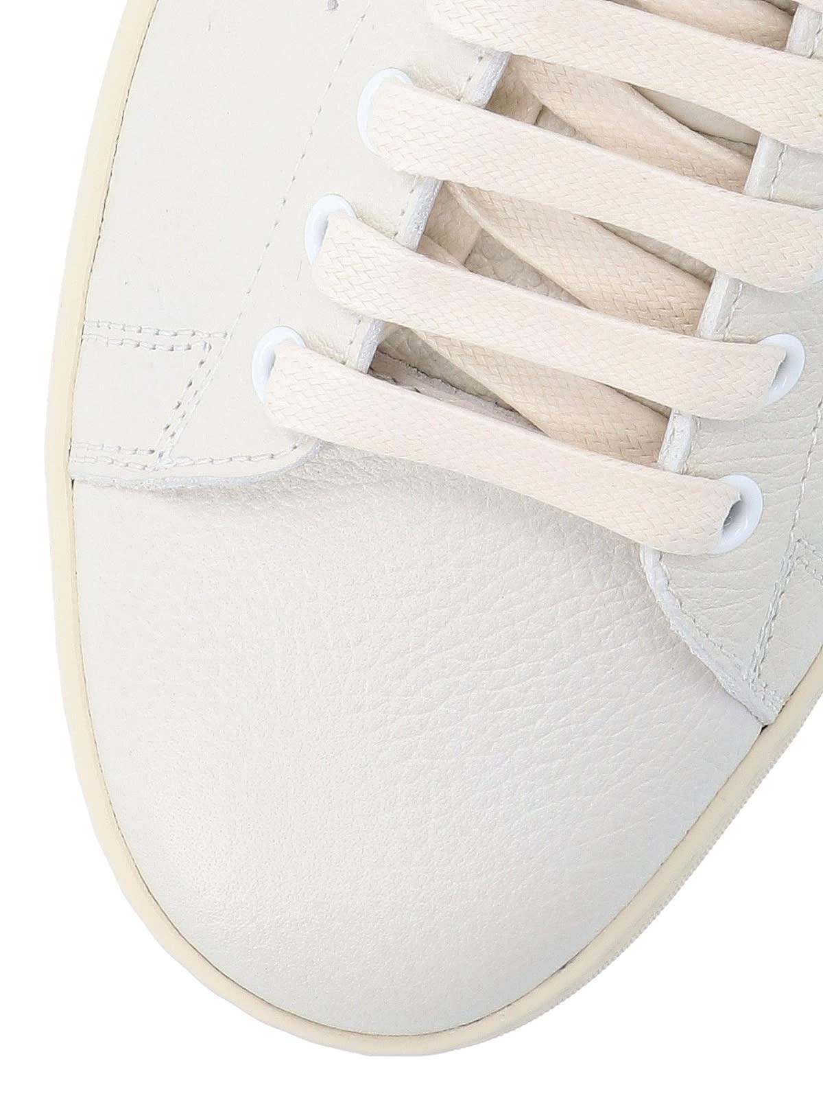 10mm Warwick Leather Low Top Sneakers In White Product Image