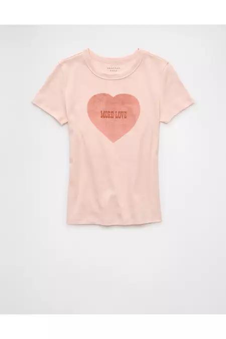 AE Hey Baby Valentines Day Graphic T-Shirt Womens Product Image