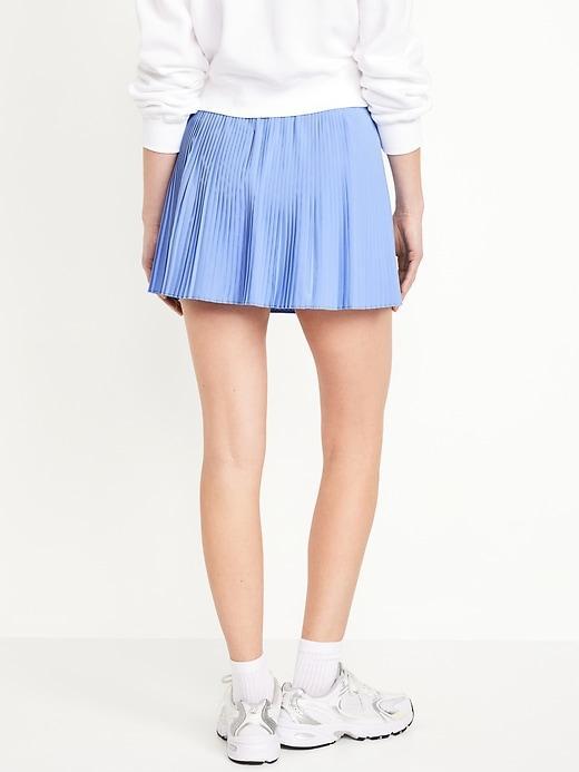 Extra High-Waisted StretchTech Micro-Pleated Skort Product Image