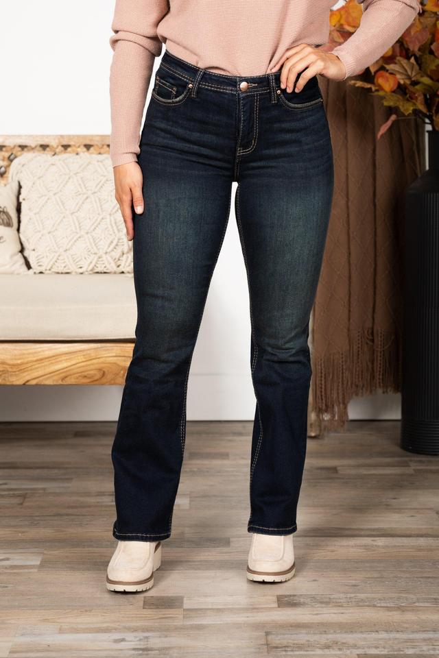 RFM Western Heavy Stitch Bootcut Jeans Product Image