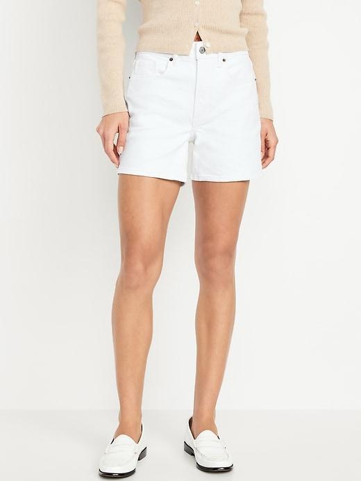 High-Waisted OG Jean Shorts -- 5-inch inseam Product Image