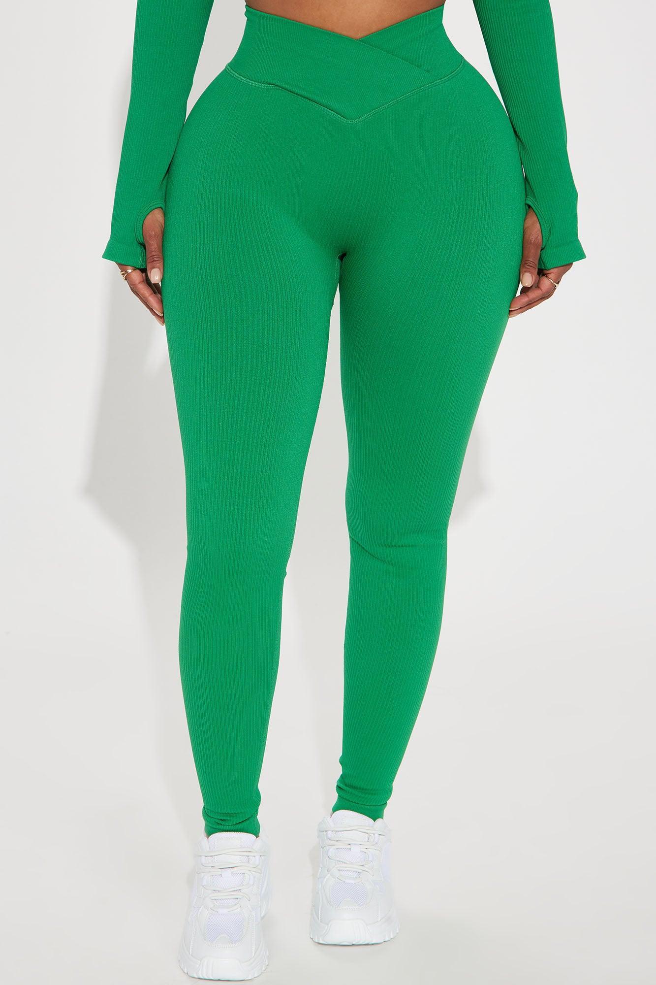 Namaste Seamless Active Leggings - Kelly Green product image