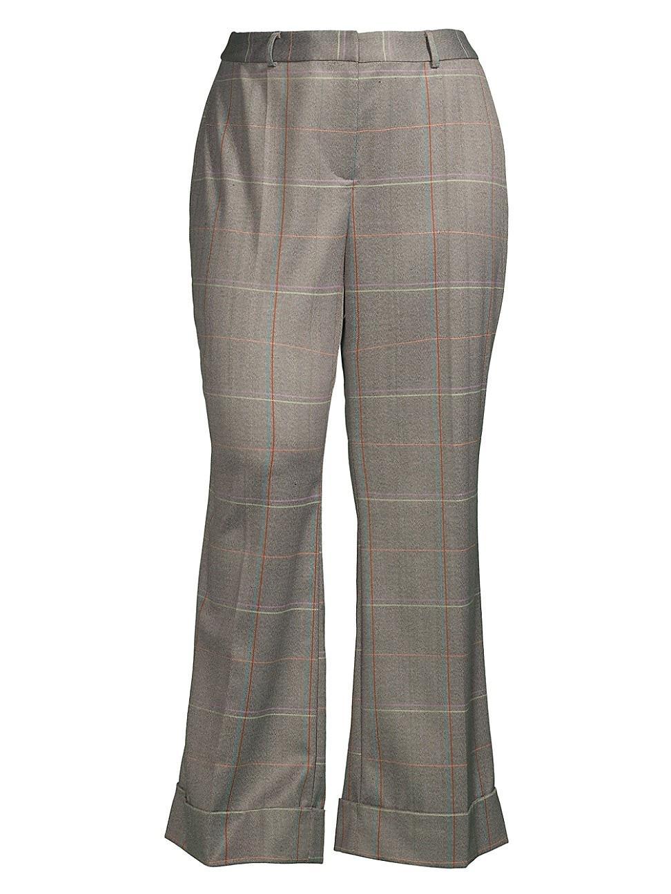 Womens Bianca Plaid Pants Product Image