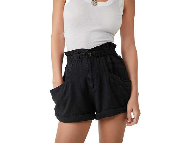 Free People Topanga Cuff Shorts (Washed ) Women's Shorts Product Image