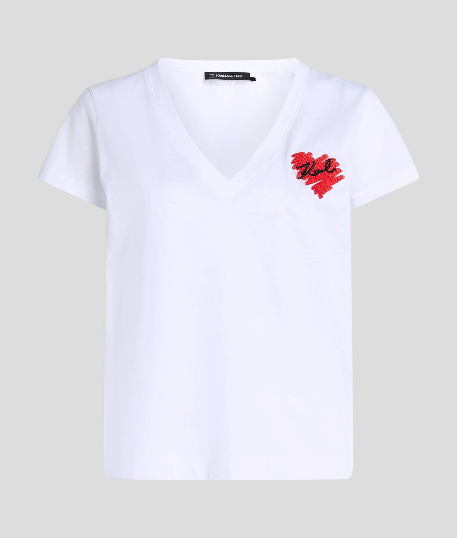 K/HEART V-NECK T-SHIRT Product Image