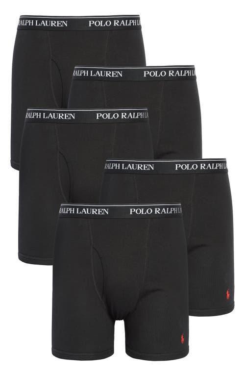 Polo Ralph Lauren 5-Pack Cotton Boxer Briefs Product Image